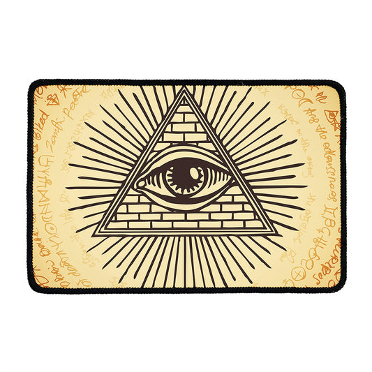 Illuminati Eye Print Kitchen Mat