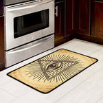 Illuminati Eye Print Kitchen Mat