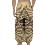Illuminati Eye Print Lantern Pants