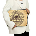 Illuminati Eye Print Laptop Sleeve