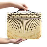 Illuminati Eye Print Leather Bible Cover