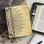 Illuminati Eye Print Leather Bible Cover