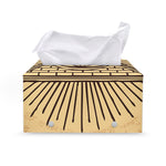 Illuminati Eye Print Leather Tissue Box Cover