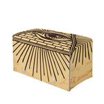 Illuminati Eye Print Leather Tissue Box Cover