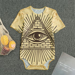 Illuminati Eye Print Men's Bodysuit