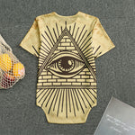 Illuminati Eye Print Men's Bodysuit