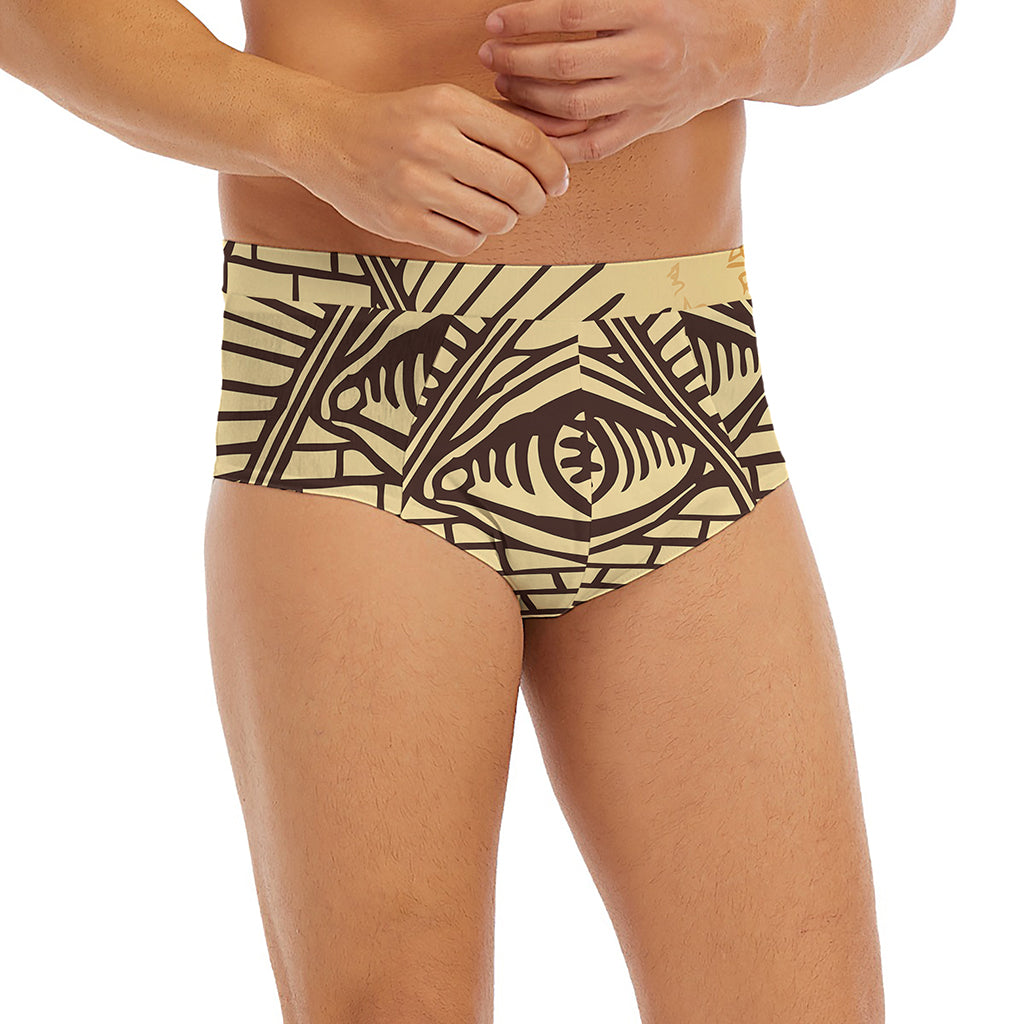 Illuminati Eye Print Men's Briefs