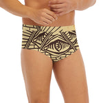 Illuminati Eye Print Men's Briefs