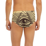 Illuminati Eye Print Men's Briefs