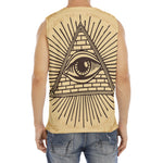 Illuminati Eye Print Men's Fitness Tank Top
