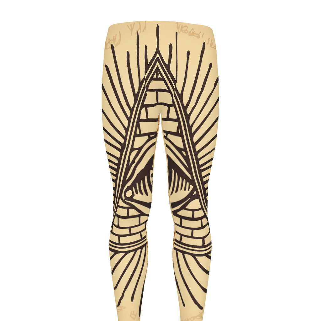 Illuminati Eye Print Men's leggings