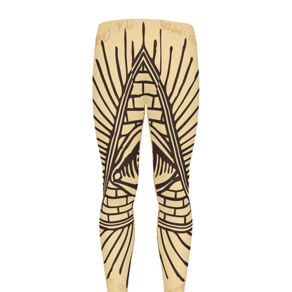 Illuminati Eye Print Men's leggings