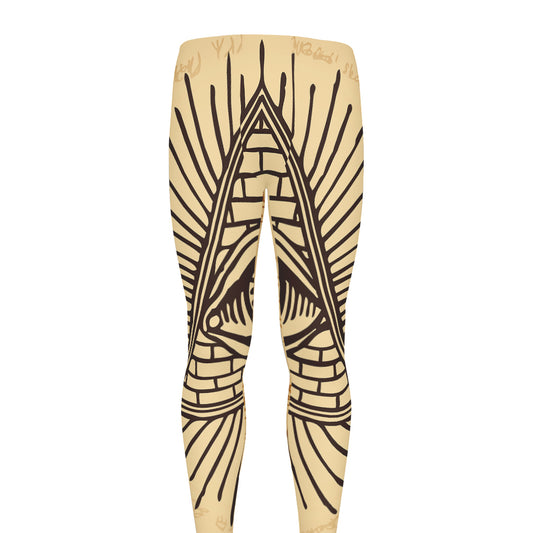 Illuminati Eye Print Men's leggings
