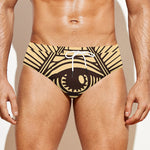 Illuminati Eye Print Men's Swim Briefs