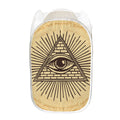 Illuminati Eye Print Mesh Laundry Hamper