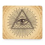Illuminati Eye Print Mouse Pad