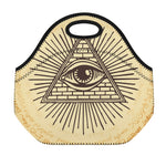Illuminati Eye Print Neoprene Lunch Bag