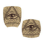 Illuminati Eye Print Office Chair Cover