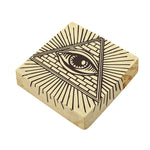 Illuminati Eye Print Outdoor Seat Cushion Cover