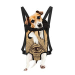 Illuminati Eye Print Pet Carrier Backpack