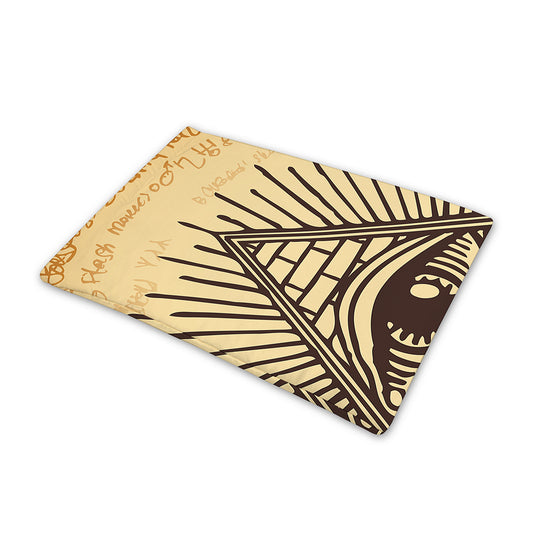 Illuminati Eye Print Pet Cooling Mat Cover