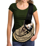 Illuminati Eye Print Pet Sling Carrier