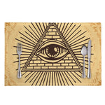Illuminati Eye Print Placemat
