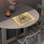 Illuminati Eye Print Placemat