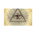 Illuminati Eye Print Polyester Flag