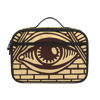 Illuminati Eye Print Portable Lunch Bag