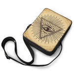 Illuminati Eye Print Rectangular Crossbody Bag