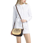 Illuminati Eye Print Saddle Bag
