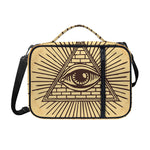Illuminati Eye Print Shoulder Strap Bible Bag