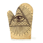 Illuminati Eye Print Single Oven Mitt