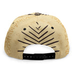 Illuminati Eye Print Snapback Cap