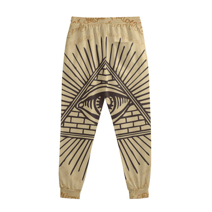Illuminati Eye Print Sweatpants