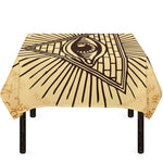 Illuminati Eye Print Tablecloth