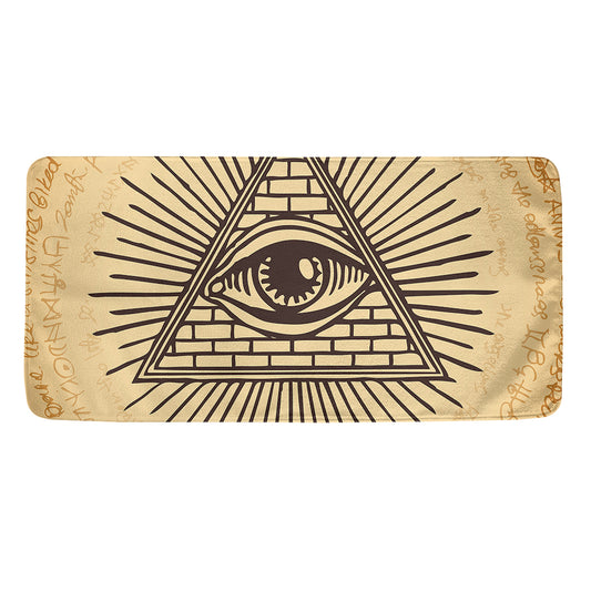 Illuminati Eye Print Towel