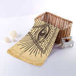 Illuminati Eye Print Towel