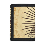 Illuminati Eye Print Trifold Wallet