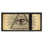 Illuminati Eye Print Trifold Wallet
