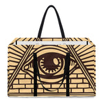 Illuminati Eye Print Utility Tote Bag