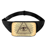 Illuminati Eye Print Waist Bag