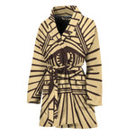 Illuminati Eye Print Women's Bathrobe