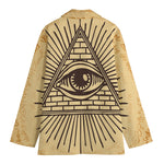 Illuminati Eye Print Women's Blazer