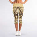 Illuminati Eye Print Women's Capri Leggings