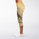 Illuminati Eye Print Women's Capri Leggings