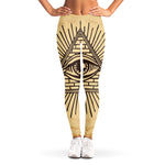 Illuminati Eye Print Women's Leggings