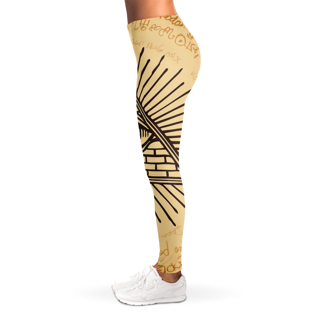 Illuminati Eye Print Women's Leggings
