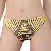 Illuminati Eye Print Women's Panties